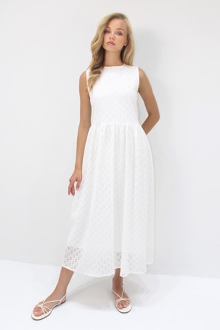 Robe longue - Blanc