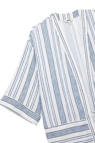 Kimono - Cobalto e bianco