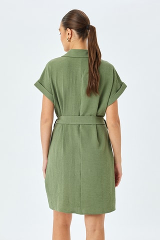 Abito a camicia - Kaki