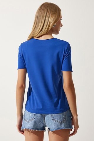 T-shirt - Azul-elétrico