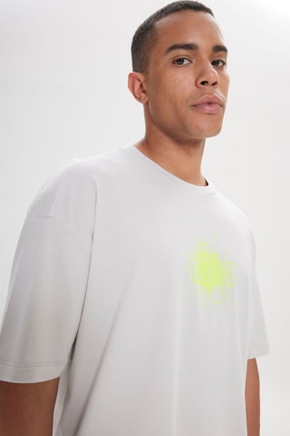 T-shirt oversize - Branco