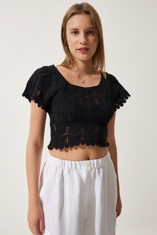 Crop top - Preto