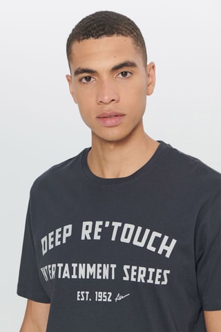 T-shirt relaxed - Preto
