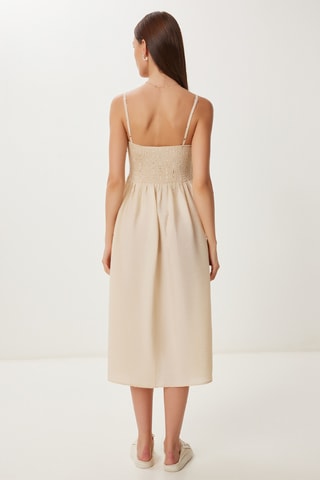 Abito midi - Beige