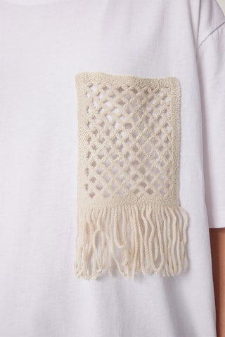 T-shirt oversize - Branco