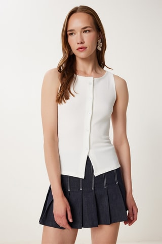 Gilet - Ecrù