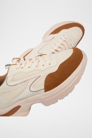 Sneakers - Beige e marrone