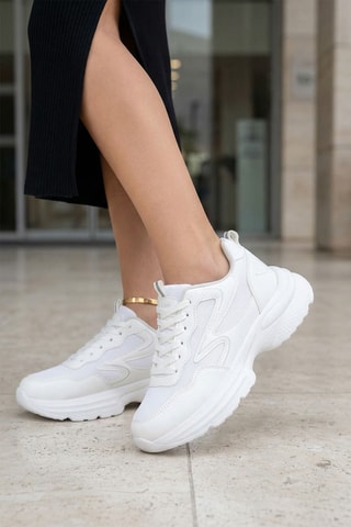 Sneakers platform - Bianco