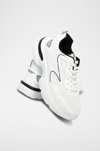 Sneakers platform - Bianco e nero