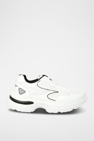 Sneakers platform - Bianco e nero