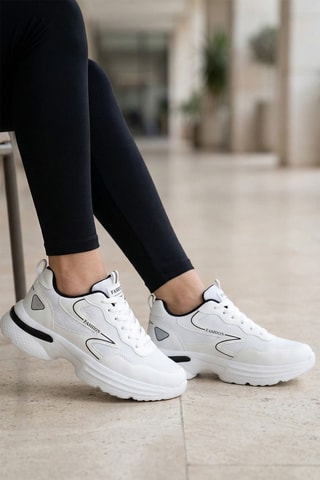 Sneakers platform - Bianco e nero