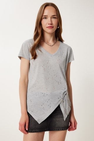 T-shirt - Cinzento mesclado