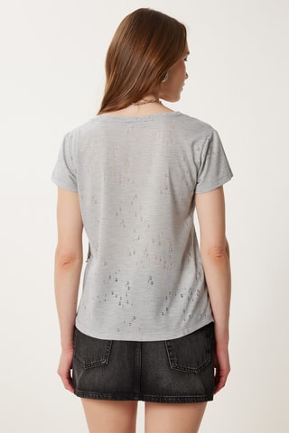 T-shirt - Cinzento mesclado
