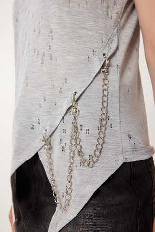 T-shirt - Cinzento mesclado