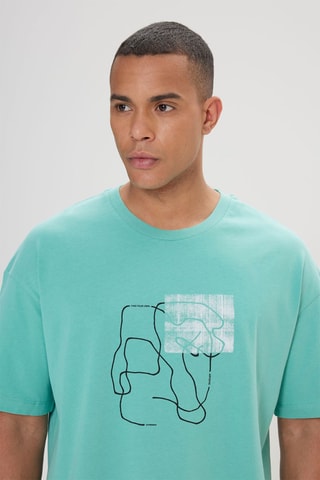 T-shirt - Azul-celeste