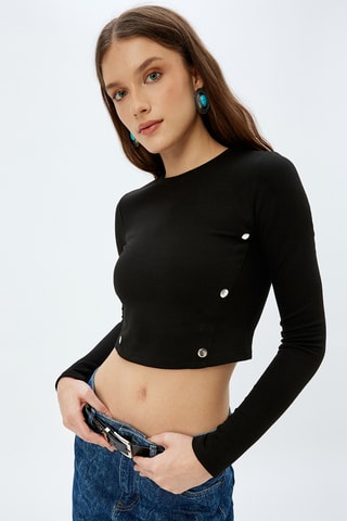 Crop top - Nero
