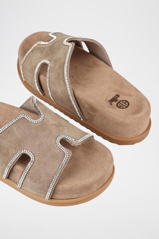 Mules com plataforma - Toupeira