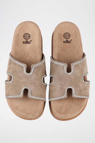 Mules com plataforma - Toupeira