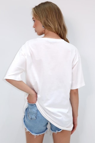 T-shirt oversize - Cru