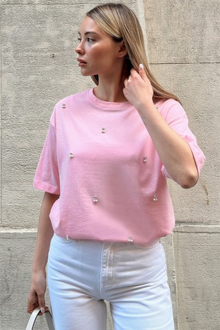 T-shirt oversize - Rosa