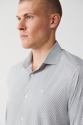 Camisa - Cinzento-claro
