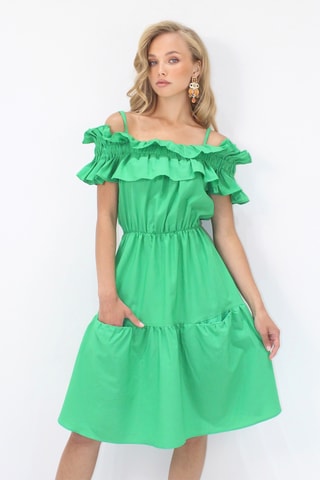 Abito a campana - Verde