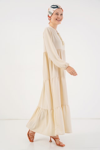 Robe longue - Beige