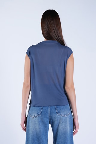 Top - Azul-índigo