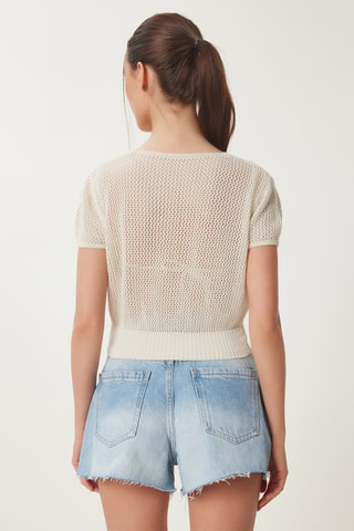 Crop top - Nude