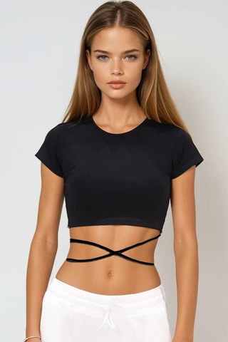 Crop top - Nero