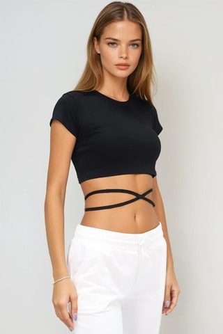Crop top - Nero