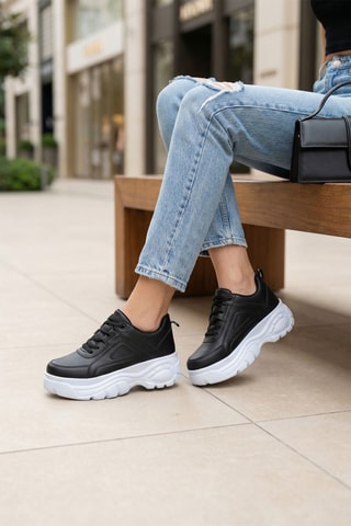 Sneakers platform - Nero