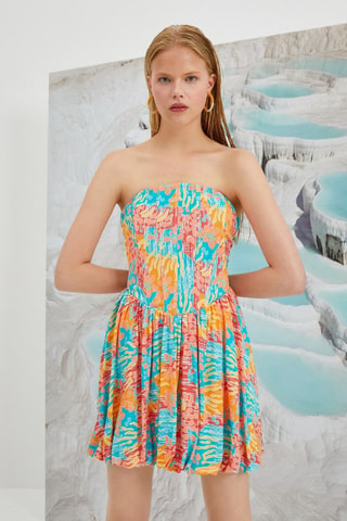 Abito bustier - Rosa