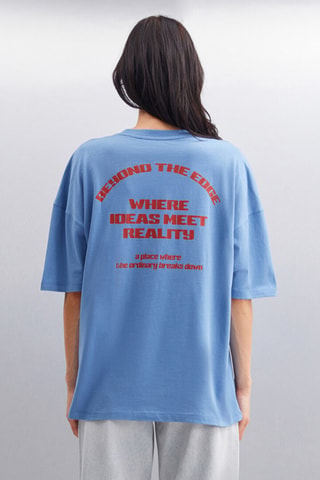T-shirt - Azul-índigo