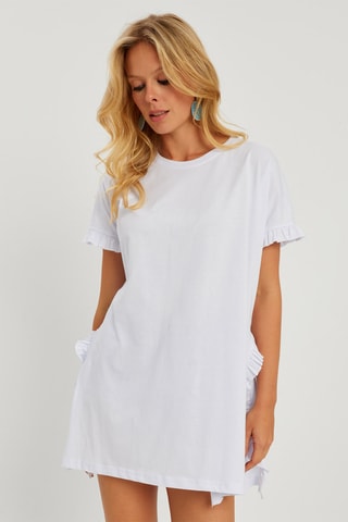 Vestido t-shirt - Branco