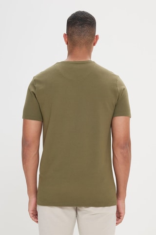 T-shirt slim - Caqui
