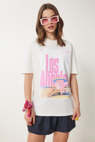 T-shirt oversize - Cru