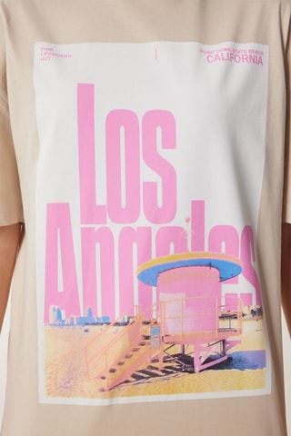 T-shirt oversize - Nude