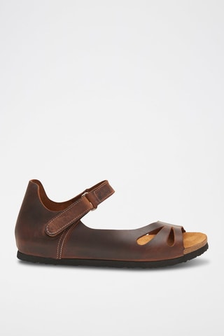 Sandalias de nobuk Daisy - Marrón