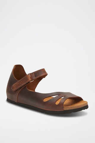 Sandalias de nobuk Daisy - Marrón