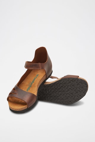Sandalias de nobuk Daisy - Marrón