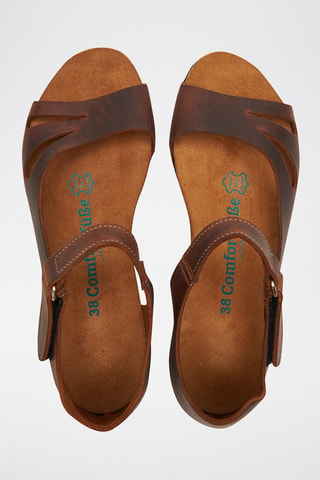Sandalias de nobuk Daisy - Marrón