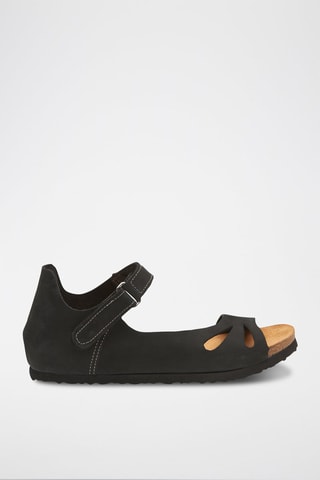 Sandalias de nobuk Daisy - Negro