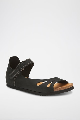 Sandalias de nobuk Daisy - Negro