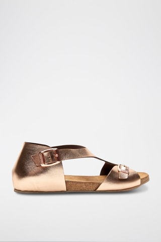 Sandalias de piel Lorah - Rosa