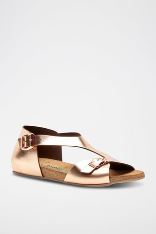 Sandalias de piel Lorah - Rosa