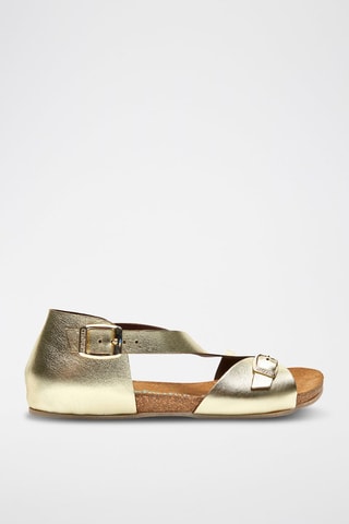 Sandalias de piel Lorah - dorado