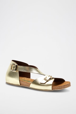 Sandalias de piel Lorah - dorado