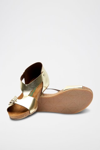 Sandalias de piel Lorah - dorado