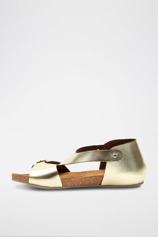 Sandalias de piel Lorah - dorado